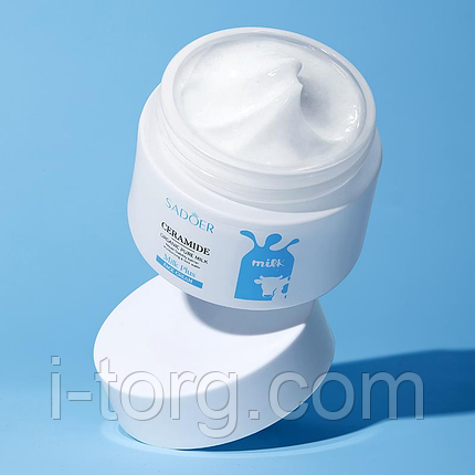 Крем для обличчя з керамідами Sadoer Milk Ceramide, 50г, фото 1