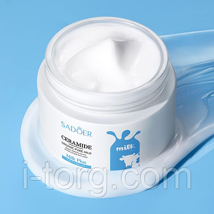 Крем для обличчя з керамідами Sadoer Milk Ceramide, 50г, фото 2