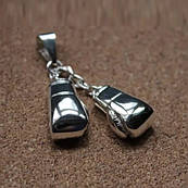 Кулон "Боксерські рукавички" з срібла