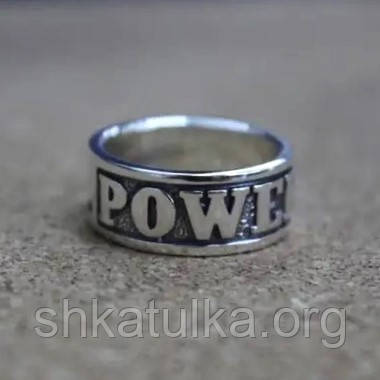 Перстень "POWERLIFTING" зі срібла, фото 1
