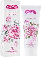 Маска для обличчя з олією троянди ексфолююча 2 в1 "Rose Original"