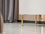 Меблева стінка на прямих ніжках Aurora II (кашемір/золотий), фото 4