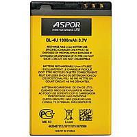 Акумулятор Nokia BL-4U Aspor Lite 1000mAh