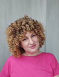 Перука кучерява афро кучерява зоотистий блонд (KDI-33/27), фото 2