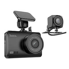 Відеореєстратор Hoco DV3 2,45-inch IPS+Камера заднього Віда Колір Чорний