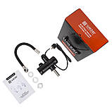 Проточний водонагрівач WEZER SDR-G15T-Black для кухні, гнучкий вилив, датчик темп., 3,0 кВт, чорний, фото 2