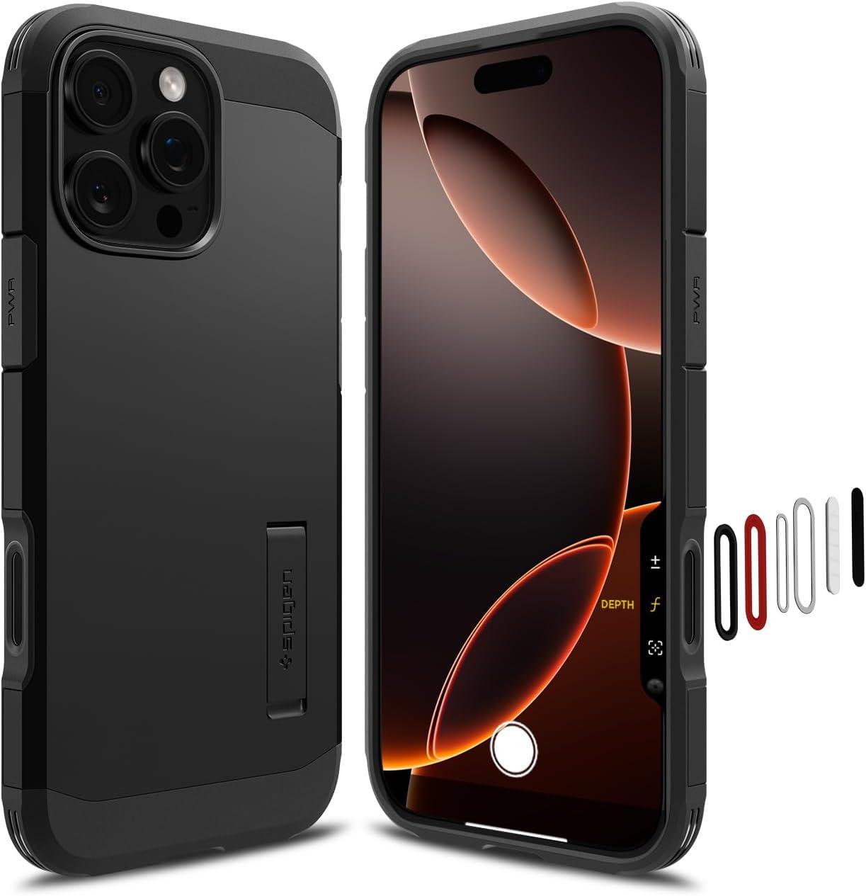 Чохол Spigen для iPhone 16 Pro Max - Tough Armor T AI (MagFit), Black (ACS08503)