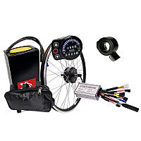 Електронабір для велосипеда 36 В 350 Вт MXUS XF07 з акумулятором 13 А/год та дисплеем LED-900