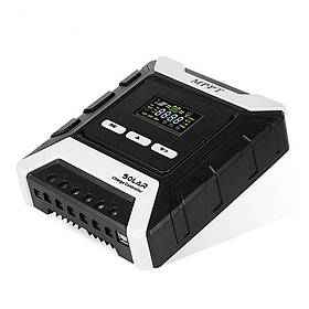 Контролер заряду DEMUDA 30A 12/24/48B LCD  MPPT з дисплеєм сонячний зарядний пристрій 30 А