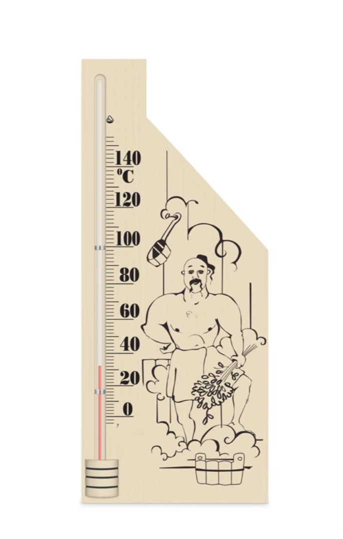 Термометр для лазні та сауни з козаком (ТС 5), фото 1
