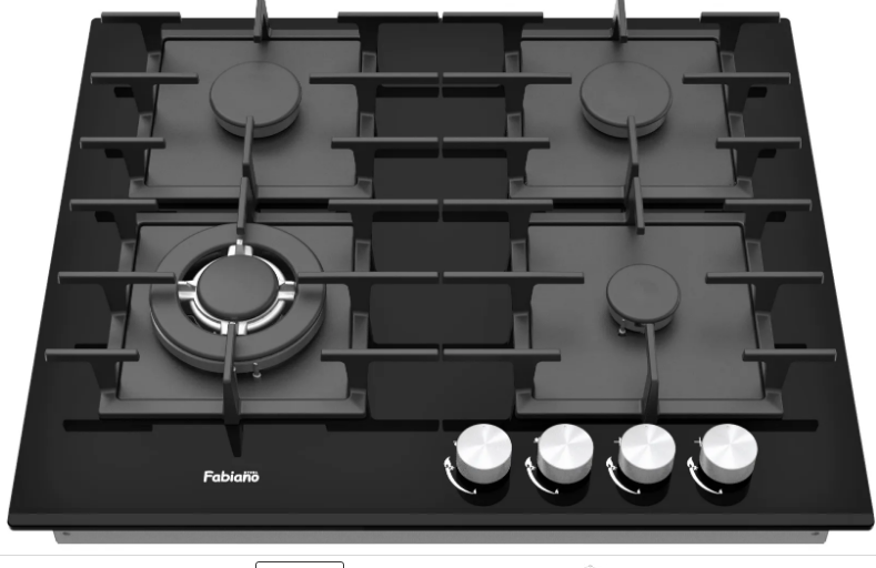 Варочная поверхность FABIANO FHG 1444 VGHT Black Glass