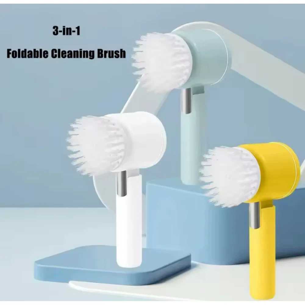 Електрична щітка для чищення 3 в 1 Folding cleaning brush AND 1-41, фото 1
