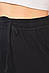 Штани жіночі однотонні напівбатальні чорного кольору р.7XL/8XL 198242S, фото 4