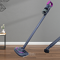 Ручний вертикальний пилосос Mite Remover 2в1, бездротовий пилосос на акумуляторі Сірий XL-1153