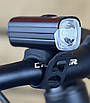 Фонарик на велосипед ліхтарик велофара передня Onride Burst (400 lm, 1200 mAh, Type-C), алюмінієва, фото 2