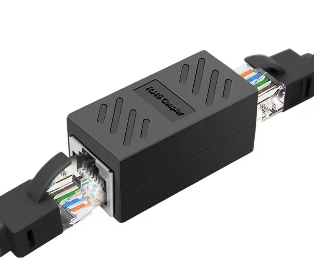 Роз'єм подовжувач мережевого кабелю LAN RJ45 Cat7/6/5/5e. Подовжувач мережевого кабелю Ethernet.
