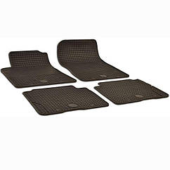 Килимки автомобільні гумові (компл.: 4шт, сірі, Doma/46817) Mitsubishi Pajero IV 2006-...