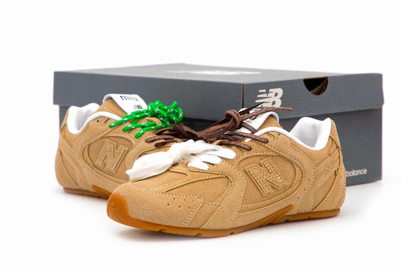 Жіночі коричневі Кросівки New Balance Miu Miu 530