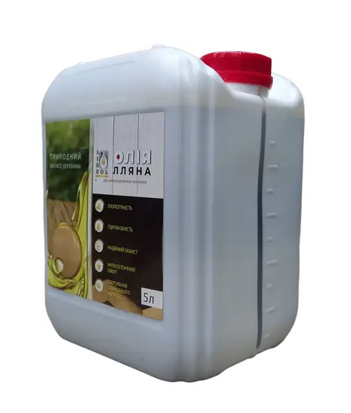 Лляна олія LISSOL 5 л для дерева, фото 1