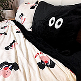 Євро плюшевий комплект теплої велюрової постільної білизни 200х230 см Colorful Home, фото 2