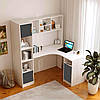 Кутовий стіл Teenager 155х119х170h см корпус білий ТМ Viorina-Deko, фото 7