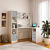 Кутовий стіл Teenager 155х119х170h см корпус білий ТМ Viorina-Deko, фото 11
