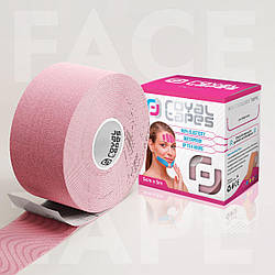 Кінезіо тейп для обличчя Royal Tapes, світло-рожевий