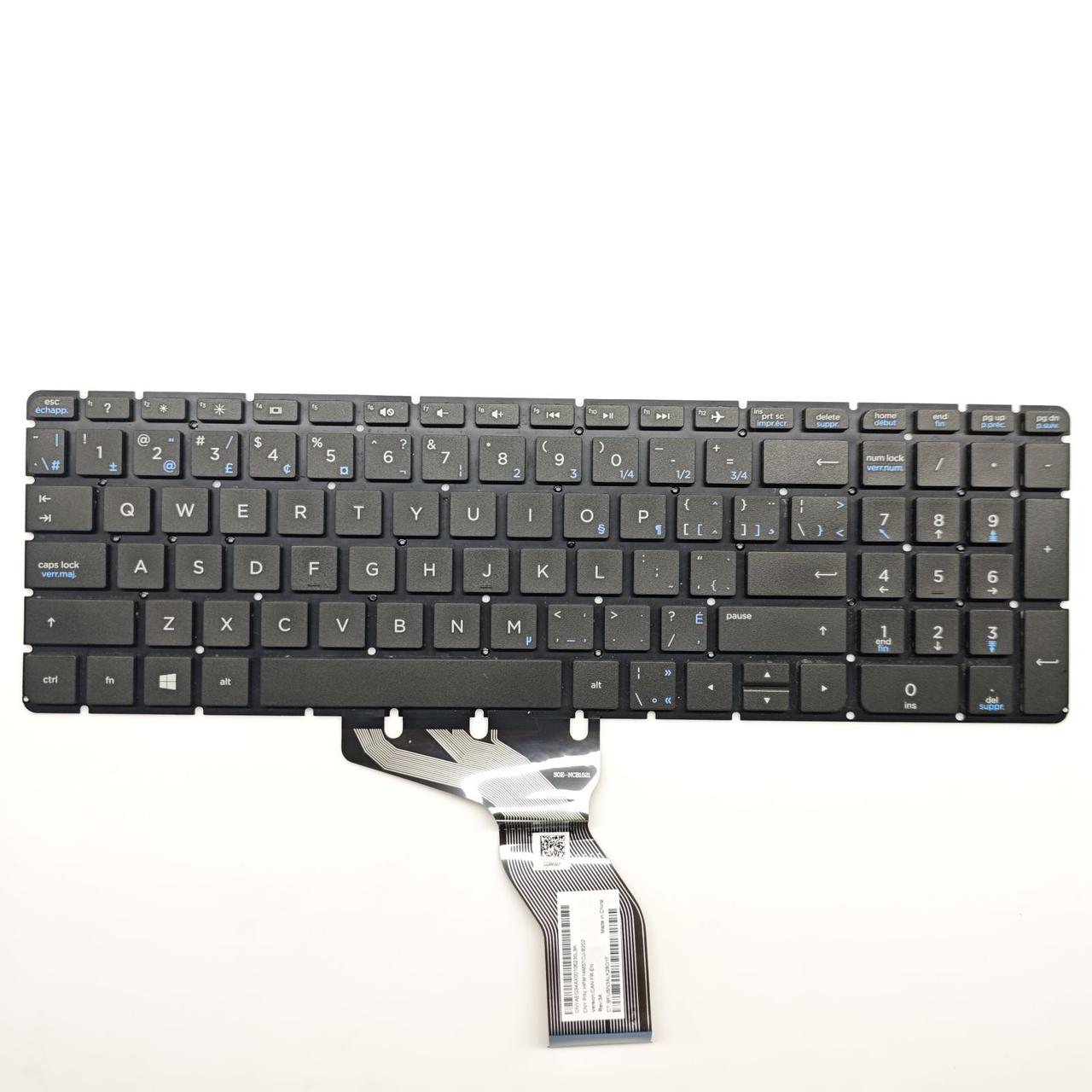 Клавиатура для ноутбука HP 15-AB 15-AK 15-AU 15-BC TPN-Q159 C122 Q172 Q173 Q162 "Б/У"