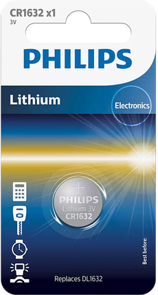 Батарейка Philips Lithium (CR1632/00B), фото 1