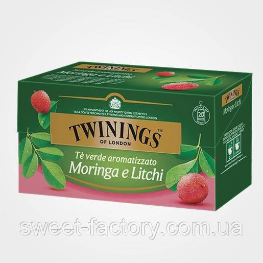 Чай Twinings Te Verde Moringa Litchi 25s 50g