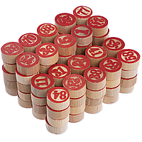 Бочонки дерев'яні для лото запасні заввишки 9 мм IG-1852