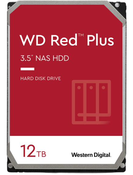 Жорсткий диск 3,5" WD Red Plus 12TB (WD120EFBX)