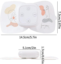 Миостимулятор EMS імпульсний масажер Mini Magic Sticker MA-865 метелик для м'язів і тіла, фото 5