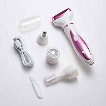 Тример епілятор із 4 насадками Geemy GM-3161 4in1, фото 4