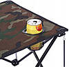 Розкладний квадратний стіл і 2 стільці Камуфляж у сумці для перенесення, фото 6