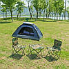 Розкладний квадратний стіл і 2 стільці Камуфляж у сумці для перенесення, фото 8