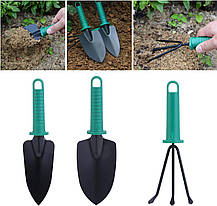 Набір садових інструментів 5 в 1 для саду городу в кейсі, фото 5