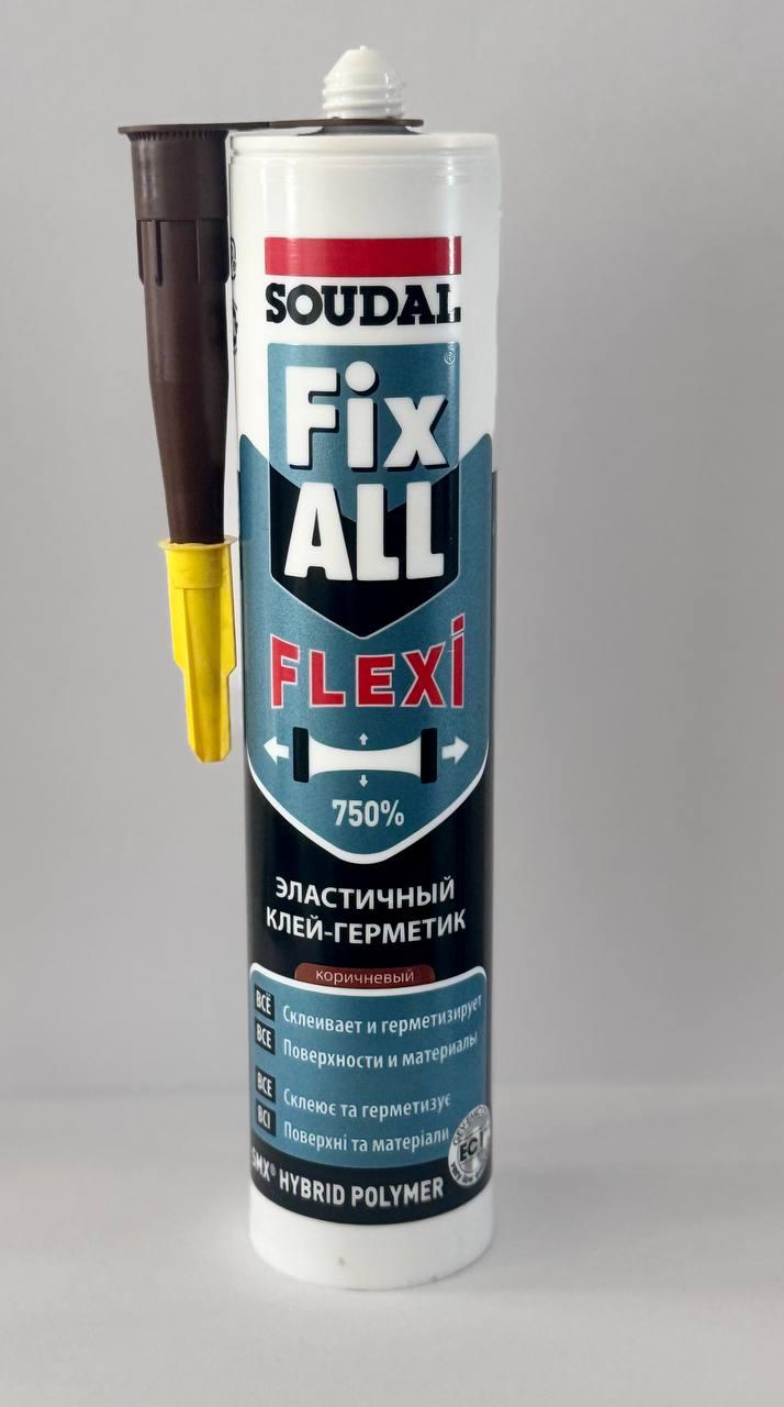 Клей-герметик SOUDAL FIX ALL FLEXI 290 мл. коричневий
