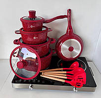 Набір  посуду Higher Kitchen  17 предметів HK-316