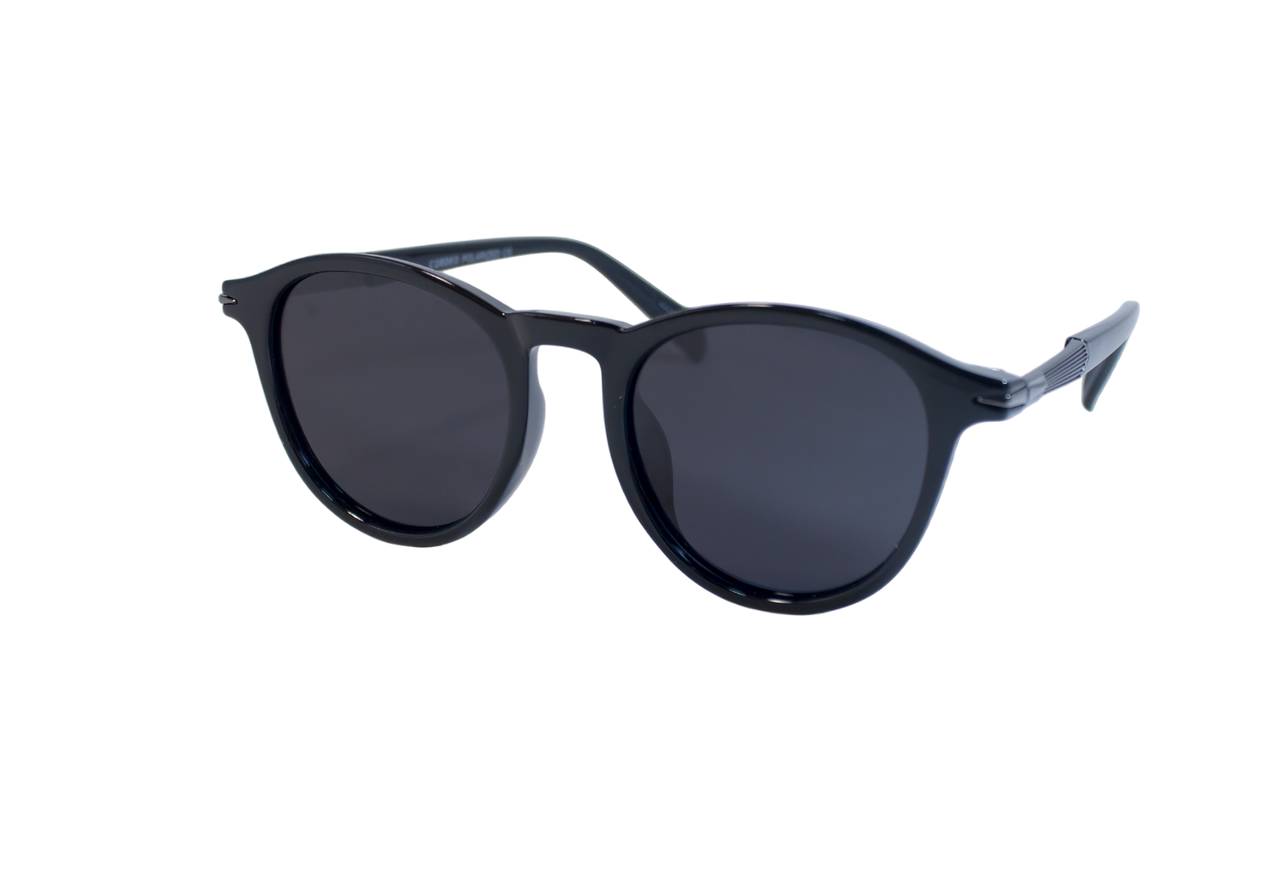 Сонцезахисні окуляри polarized унісекс, чорні P385-1