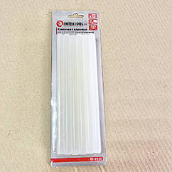 Комплект стрижнів клейових прозорих 11,2 мм*200 мм, 12 шт INTERTOOL RT-1020