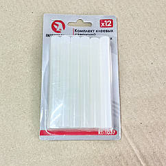 Комплект стрижнів клейових флуоресцентних 11,2 мм*100 мм, 12 шт. INTERTOOL RT-1037