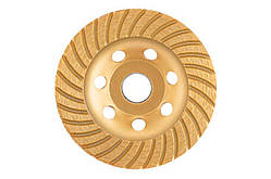 Диск алмазний для шліфування бетону Intertool 115 мм турбоволна