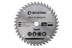 Диск пильний Intertool 180 х 40T х 20 мм (CT-3043)