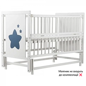 Ліжечко дитяче Дубик-М Зірочка, білий