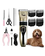 Набір для грумінгу SN-230 Pet Grooming Hair Clipper Kit тример для тварин машинка для стрижки собак та котів