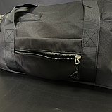 Сумка дорожня жіноча, ручна кладь для подорожей, чоловіча дорожня сумка чорна Hechpro (HP005), фото 9