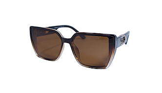 Жіночі сонцезахисні окуляри polarized, коричневі P375-2, фото 1