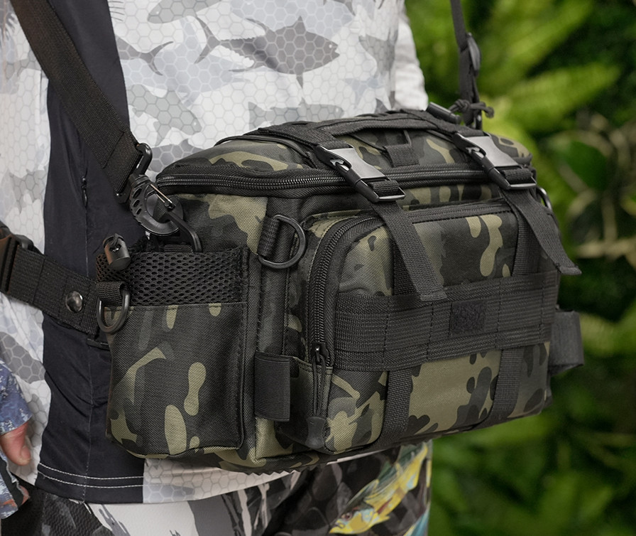Сумка спінінгіста поясна SP-30 Green для ходової риболовлі