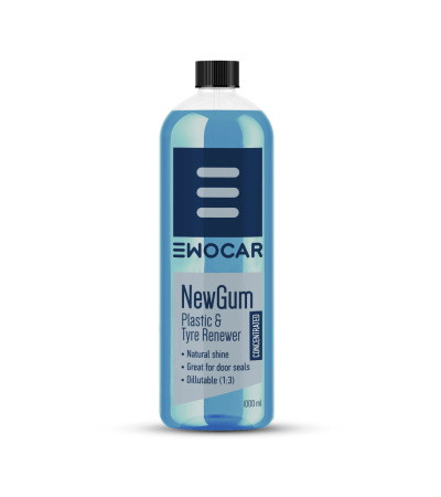 Чорніння для шин та пластику EWOCAR NewGum (Tyres & Plastic Renewer) 1L